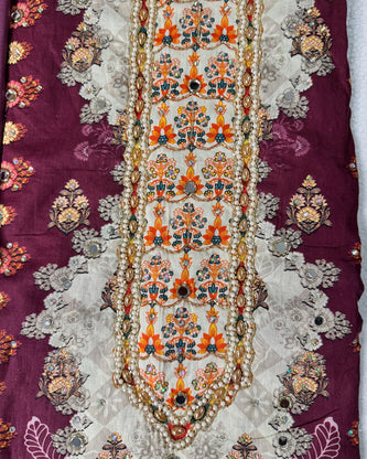 Pakistani Inspired Karchupi Stone Work – Premium Collection 03