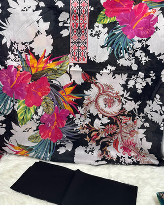 Zamzam swiss lawn (unstitch) 16