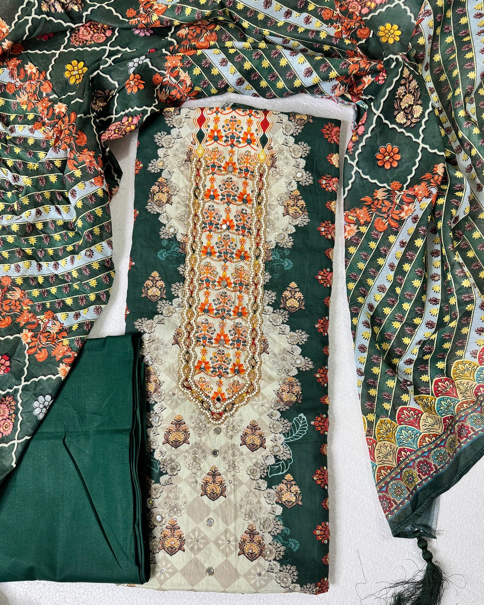 Pakistani Inspired Karchupi Stone Work – Premium Collection 02